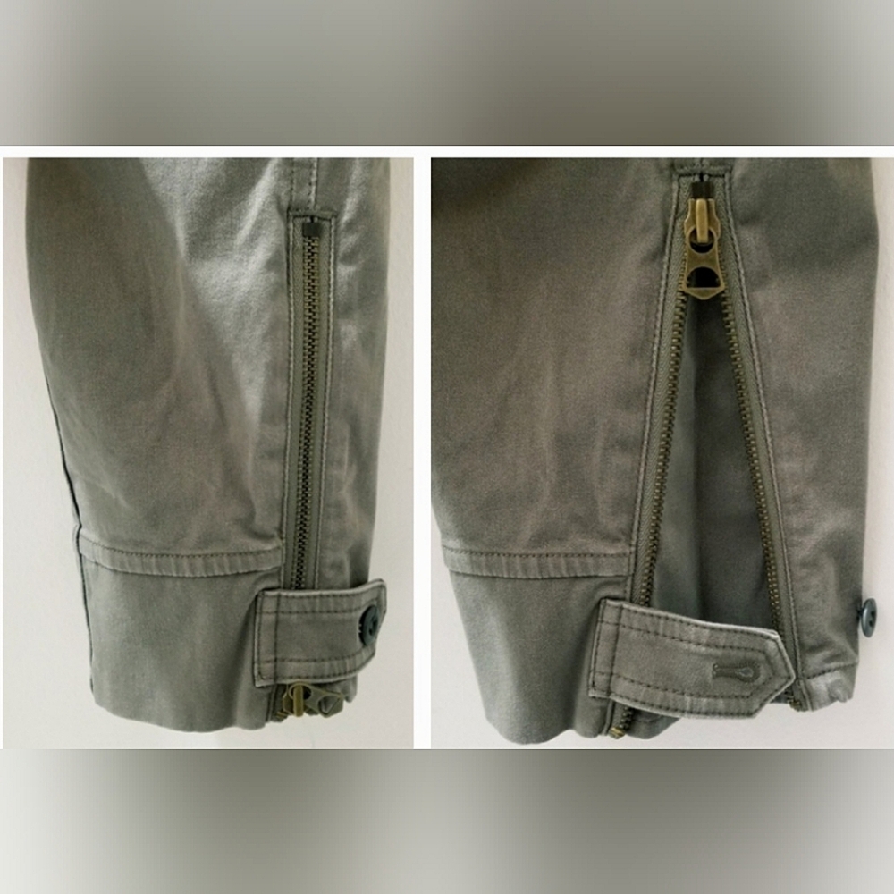 Ralph Lauren Utility Cargo Pant Khaki Sz 10-12 Fall Aesthetic MilitaryVibe - Picture 13 of 16